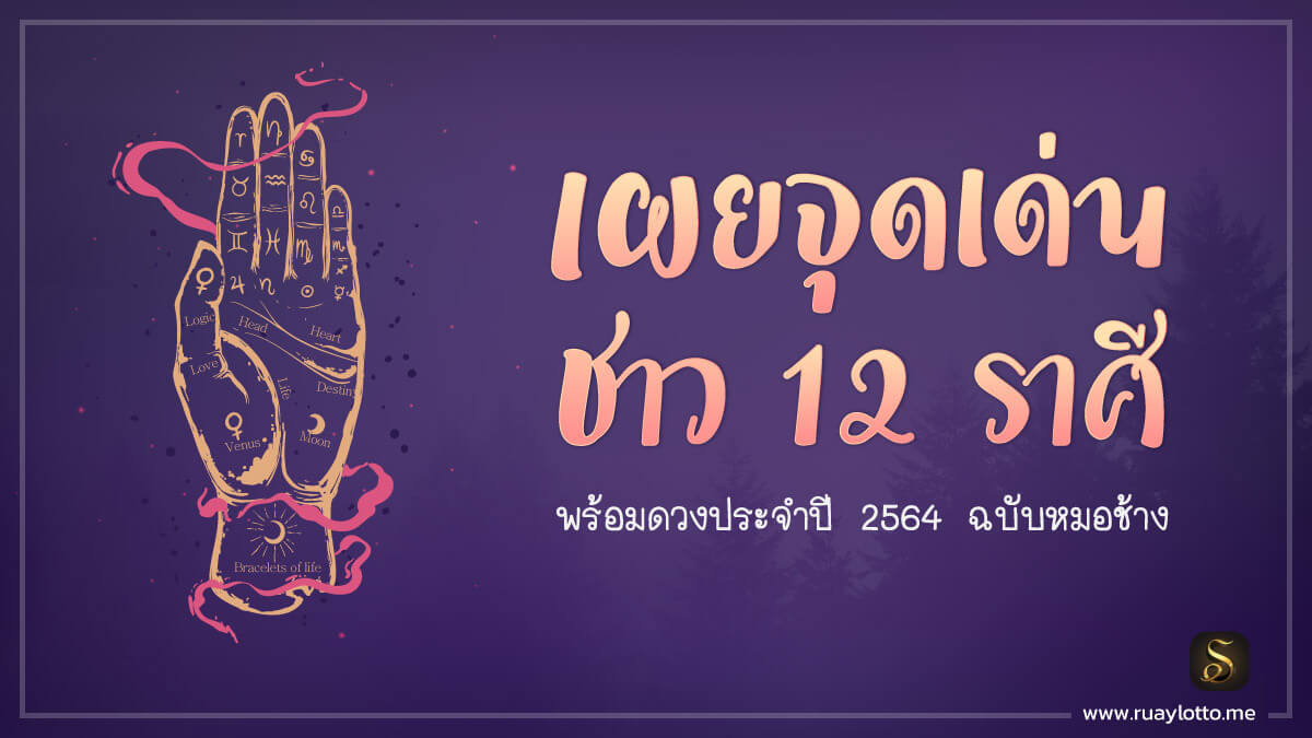 จุดเด่นชาว 12 ราศี