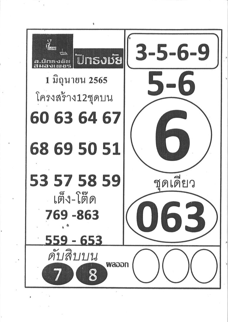 ปักธงชัย บน 01/06/65