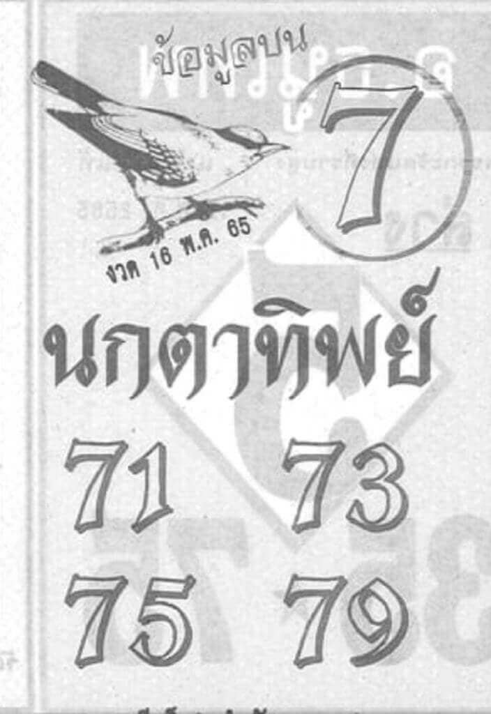 นกตาทิพย์ 16 5 65