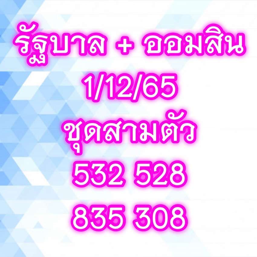 เลขเจ๊สมศรี 1/12/65