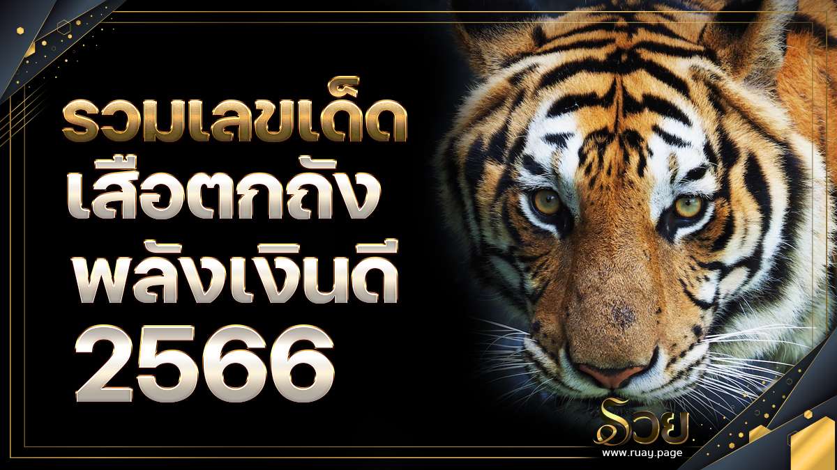 หวยเสือตกถังพลังเงินดี 2566